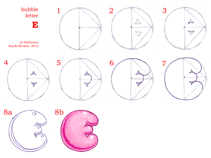 How to Draw Bubble Letters, Page 2