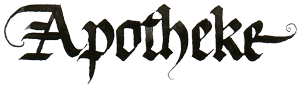 "Apotheke" -- Gothic alphabet