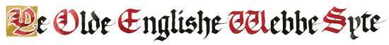 Spoof website logo - Gothic alphabet