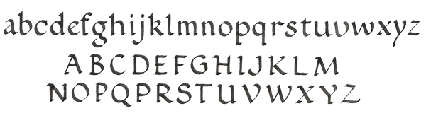 Download Free Calligraphy Alphabets A Selection Of The Main Types PSD Mockup Template