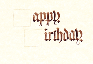 Decorated Letters -- ideas and gothic examples