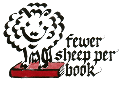 Gothic cartoon - fewer sheep per book!
